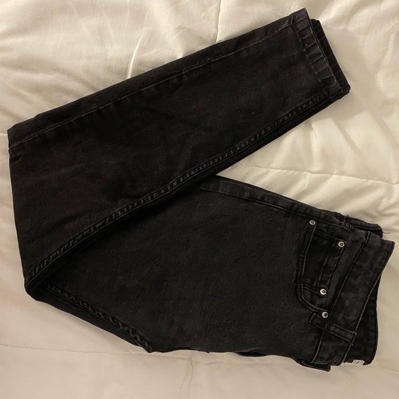 ZARA Black Denim Pants (Sold out) - Picture 2 of 2